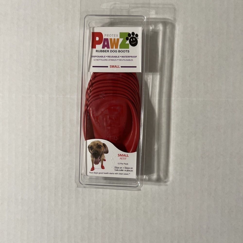 Protex Pawz Dog Boots -‎ Red - Small